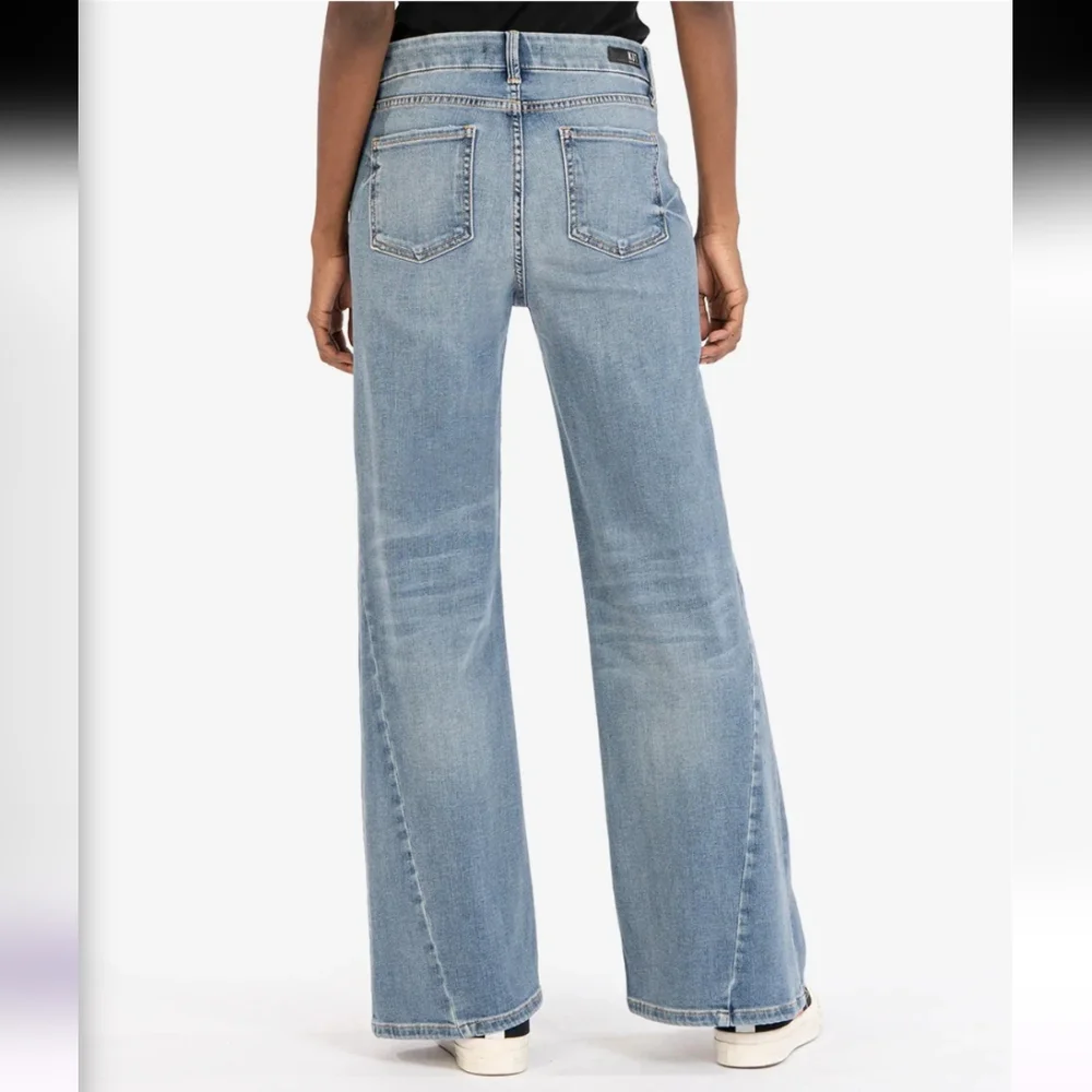 Kut From The Kloth Meg Fab Ab Wide Leg High Rise - Picture 3 of 8